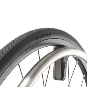 Bereifung Pannensicher 1'' Pro Speed aus massivem PU, schwarz, für Alber e-motion M25 (nur Bestellung als Aufpreis zusammen mit neuem E-Motion möglich)
