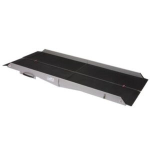 Kofferrampe zweifach faltbar, Alligator, Rampe 76cm breit, bis 300kg, 180-300cm Länge, rutschfester Belag