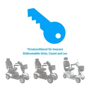 Ersatzschlüssel für Invacare Scooter für Modell Leo, Orion und Comet, Schlüssel für Elektromobil
