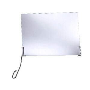 FRELU Kippspiegelgarnitur mit Verstellhebel links, Neigungswinkel 35°, Standardversion, für Spiegel bis H=50cm und B=60cm geeignet