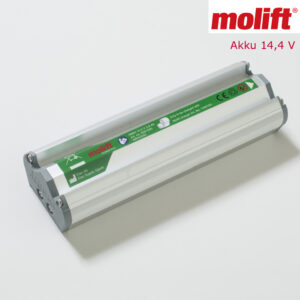 Akku 14.4 V NiMH für Quickraiser und Smart, Powerpac, auch als Zusatz-Wechselakku, Original Molift Batterie inkl. Gehäuse komplett neu