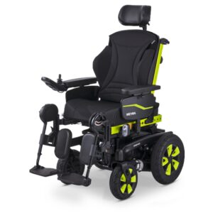Meyra iChair MC-2 verstärkter Elektrorollstuhl Lementreflex, ERGOSEAT Pro Rücken, ERGOSEAT Sitz, Kopfstütze, höhenverstellbaren Beinstützen, 6 km/h, 80AH Akku, Motor 300W, R-NET LED Steuerung