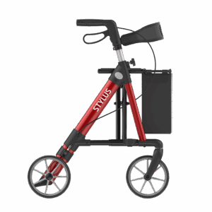 STYLUS BX Leichtgewichts-Rollator mit Rezeptanrechnung, Alu Leichtbau, TPE-Räder, Rückengurt, Stockhalter, Einkaufstasche, ab 99 € Eigenanteil mit gültigem Rezept*