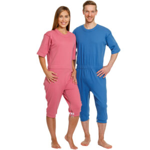 Suprima CareBasic Pflegeoverall, BW/Polyester kurz, Bein-RV