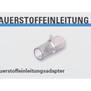 Sauerstoffeinleitungsadapter zur Sauerstoffeinleitung für CPAP-Geräte
