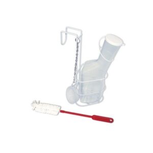 Urinflaschen-Set mit Urinflasche Betthalterung und Flaschenbürste