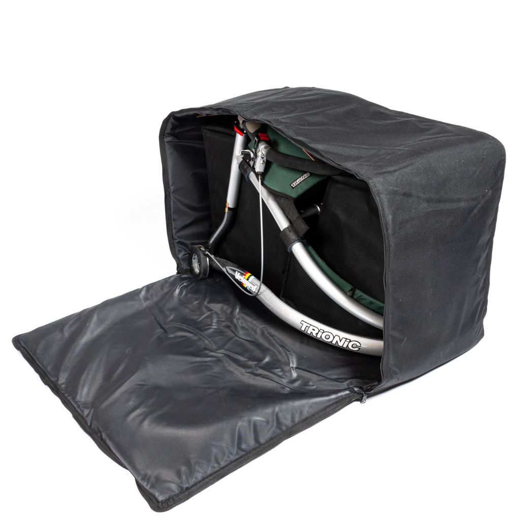 Veloped in Rollatortasche verstaut