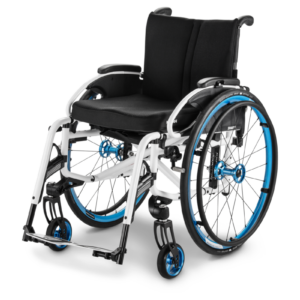 Meyra Aktivrollstuhl Smart S / 2.370 ihr individuell anpassbarer Adaptiv-Rollstuhl mit abschwenkbaren Beinstützen, wählen Sie Ihre Ausstattung und wir erstellen Ihr persönliches Angebot
