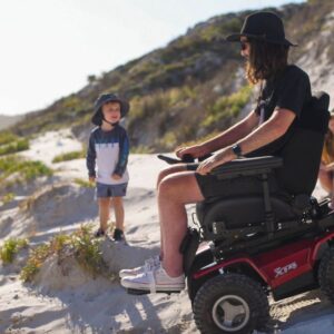 Magic Mobility XT4  Allrad-Elektro-Rollstuhl mit Servolenkung, Australian Konzept, 10km/h.