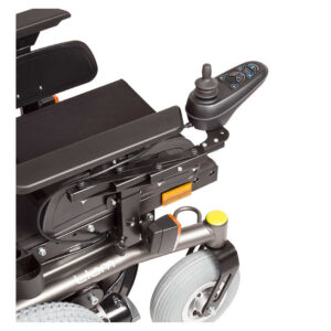 MINKO Elektro-Rollstuhl, Hinterradantrieb, ISO Crash Test, Motor 2x350W, Lichtanlage StVZO, 6 km/h, Joystick, 50Ah Akku, bis 136kg
