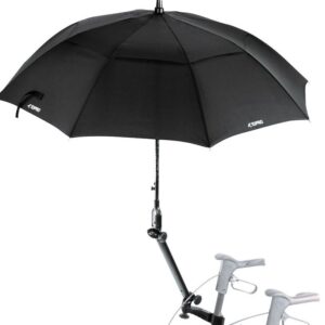 Original Topro Schirm mit Multifunktionsarm, Farbe schwarz, ergonomisch und kÃ¶rpernah einstellbar, fÃ¼r TORPOÂ Troja Original, Troja 5G,Â OdyssÃ©,Â Troja Neuro,Â Troja ClassicÂ
